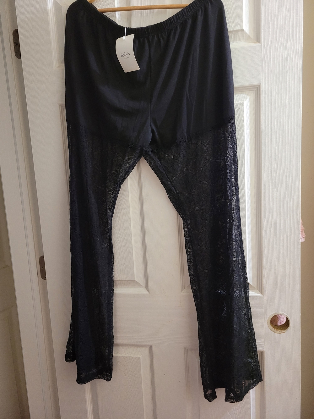 Black Lace Pants - Women